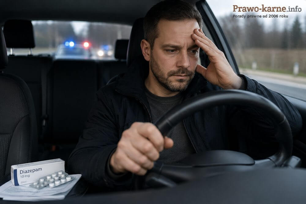 Jazda po lekach uspokajających – kiedy grozi odpowiedzialność karna?