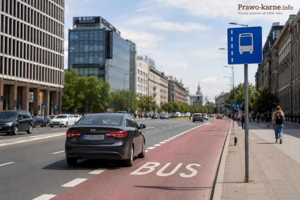 Mandat za jazdę buspasem – kiedy można podważyć?