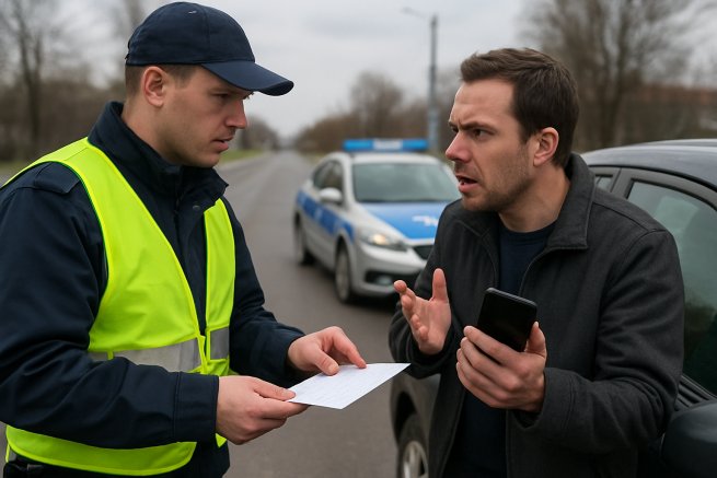 Mandat za telefon w ręku podczas jazdy – jak się bronić?